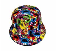 KGM Chapeau bob avec imprimé visage de dessin animé pour festival, vacances, soleil, coloré, Taille unique