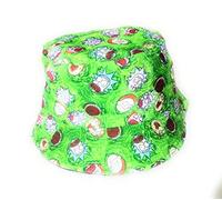 KGM Chapeau bob avec imprimé visage de dessin animé pour festival, vacances, soleil, Visages, Taille unique