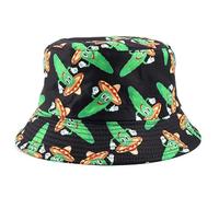 KGM Chapeau bob imprimé cool pour femme et homme pour festival, vacances, soleil, voyage, chapeau (motif ombrel) multicolore, multicolore, taille unique-M