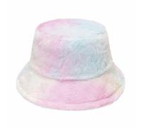 KGM Chapeau seau en fausse fourrure douce et duveteuse - Chapeaux d'été et d'hiver pour festival, Taille unique