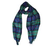 KGM Écharpe super douce à carreaux tartan - Écharpes pour homme et femme - Vert à carreaux - Taille unique, vert, taille unique