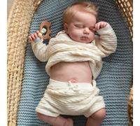 kgniess me Bebe Reborn 20 Pouces Lavable à la Main Reborn Bebe Fille Corps en Vinyle Souple, Poupee Reborn Ressemble à Un Vrai bébé