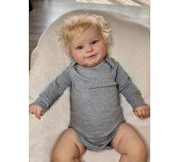 kgniess me Poupée Reborn 20 Pouces Lavable à la Main Reborn Bebe Fille Corps en Vinyle Souple, Poupee Reborn Ressemble à Un Vrai bébé