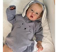 kgniess me Poupée Reborn Bébé Réalistes Poupées Silicone Nouveau-Nées Ressemble à Un Vrai Bebes 20 Pouces Cadeau de Noël Realiste Reborn Baby Dolls