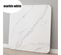 KGPGNYMYHA Panneau De Table À Manger Carré en Bois, Imperméable, Housse De Remplacement pour Comptoir, Bureau Robuste pour Bureau, Studio, Cuisine, Café(White Texture,55cm/21.65in)