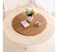 KGPGNYMYHA Plateau Tournant Antidérapant en Bois De 75cm Plateau De Service pour Table À Manger Comptoir, Plateau Tournant De Service Rotatif(118cm/46.5in)