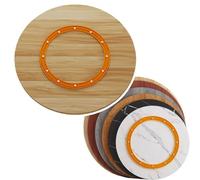 KGPGNYMYHA Plateau Tournant Lazy Susan De 65cm 80cm Plateau De Service Rotatif en Bois De 90cm Plateau De Service Rond pour Table, 6 Couleurs(Natural,80cm-31.5in)