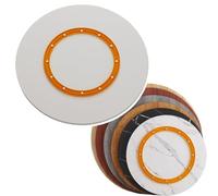 KGPGNYMYHA Plateau Tournant Lazy Susan De 65cm 80cm Plateau De Service Rotatif en Bois De 90cm Plateau De Service Rond pour Table, 6 Couleurs(White,75cm-29.5in)