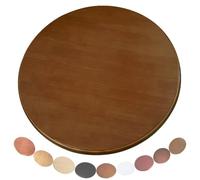 KGPGNYMYHA Plateau Tournant Lazy Susan en Bois Massif pour Comptoir De Table, Plateau De Service Rond Et Rotatif Marron, Plateau Rotatif pour Table À Manger(Golden Walnut Color,70 cm (27 in))