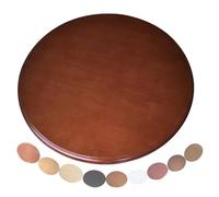 KGPGNYMYHA Plateau Tournant Lazy Susan en Bois Massif pour Comptoir De Table, Plateau De Service Rond Et Rotatif Marron, Plateau Rotatif pour Table À Manger(Walnut Color,120 cm (50in))