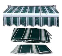KGPGNYMYHA Toile D'Auvent De Remplacement en Tissu en Auvent De Terrasse en Tissu Manuel De 3x2m Couvre-auvent Multi-usages pour Auvent De Terrasse(6x1.5m/20x5ft)