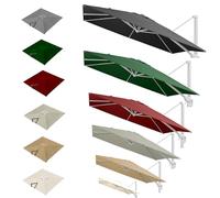 KGPGNYMYHA Toit De Parasol De Remplacement Pour Parasol Déporté Rectangulaire, Grande Toile De Remplacement Pour Parasol De Jardin, Parasol De Jardin Cantilever(Beige,4x3m (13x9.8ft))