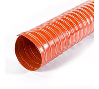 KGPGNYMYHA Tuyau D'admission D'air Dvoiture Flexible En Silicone Pour Automobile 51mm 102mm 152mm Tuyau D'échappement De Frein Haute Température(Red-4m-13ft,305mm(12"))