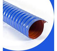 KGPGNYMYHA Tuyau D'échappement En Silicone Résistant À La Chaleur 4M 10cm, Tuyau D'admission D'air Pour Refroidissement Des Freins Automobiles, Bleu(Blue-4m-13ft,160mm(6 1/4"))