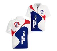 KGQSHFVF Polos 3D pour Hommes Doux Et Techniques Parfaits L'entraînement The H.Or.d.e T-Shirts À Manches Courtes Fermeture Éclair Imprimés Confectionnés sur-BaiLanSe||x_l