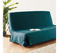 KGS Housse de Clic Clac Unie et à Nouettes - 100% Coton - 140x200cm - Canard