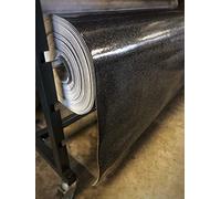 KGS Nappe Bulgomme - Imprimée Paillettes - Au mètre- Plusieurs Coloris (Noir, 140x280)