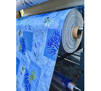 KGS Nappe Bulgomme Imprimée Provencale Bleu - Au mètre (140 x 100)