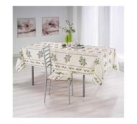 KGS Nappe Provence Olive Verte 240 x 150 cm Anti Tâches