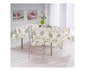 KGS Nappe Provence Olive Verte 240 x 150 cm Anti Tâches
