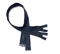 KGS Séparable Plastique Fermeture Éclair pour Les Jackets | 2 Pièces par Paquet | Couleur: | Taille: (Bleu Marine, 70 CM)