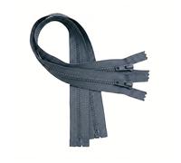 KGS Séparable Plastique Fermeture Éclair pour Les Jackets | 2 Pièces par Paquet | Couleur: | Taille: (Gris Anthracite, 60 CM)