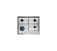 Electrolux Plaque de cuisson à gaz encastrable KGS6434SX Acier inox 59 cm 4 brûleurs