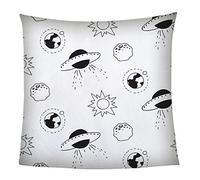 KGSK Couverture en Flanelle 3D Cartoon Planète Spatiale pour Enfants Et Garçons, Sherpa pour Adultes 80x100Cm pour Lit Et Canapé, Plaid Cadeau Fille, Chaude Microfibre