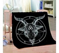 KGSK Couverture Lit 3D Les Douze Constellations Noires Polaire Moelleuse Flanelle 180x200Cm 2 Personnes en Microfibre, Peluche Adulte Enfants, Plaid Canape Grande