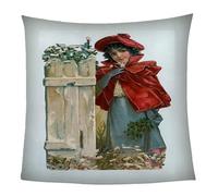 KGSK Couverture Lit 3D Peinture De La Petite Fille Polaire Moelleuse Flanelle 180x200Cm 2 Personnes en Microfibre, Peluche Adulte Enfants, Plaid Canape Grande