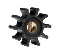 KGVBZBR Turbine de Pompe à Eau Compatible avec JY 18653-0001 09-810B 128990-42200 10 pales en Caoutchouc Noir diamètre 50 mm