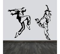 KGXUEDAO Sticker mural en vinyle représentant un danseur hip-hop, studio de danse, pour chambre d'adolescent, Breakdance, danseur contemporain