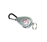 kh-security Alarme de poche argent avec LED 100190