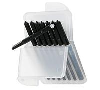 KH HAIKE Lot de 4 paquets de 32 filtres pour appareils auditifs, compatibles avec Phonak, Resound, Widex, noir, intra-auriculaire, caoutchouc, piles remplaçables, contrôle par bouton