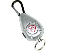 kh-security Alarme de poche argent avec LED 100190