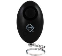 kh-security Alarme de poche noir avec LED 100103B
