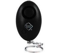 kh-security Alarme de poche noir avec LED 100103B G