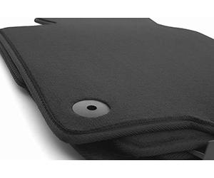 kh Teile Jeu de 4 tapis de voiture en velours Noir 5N Qualité d’origine