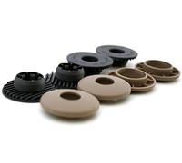 kh Teile Lot de 4 clips de fixation pour tapis de voiture - Beige