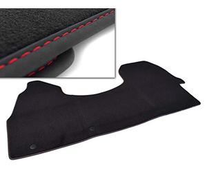 Kh Teile Sprinter 907 Tapis de voiture en velours avec coutures décoratives Rouge