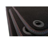 Kh Teile Tapis de sol à double piqûre Haut de gamme Design M3 Velours et nubuk Pour BMW Série 3 (E36) Qualité originale