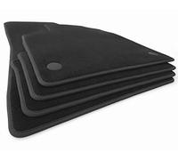 kh Teile Tapis de sol Clio 5 Tapis Auto Accessoires Sport Qualité Velours 4 Pièces Nubuck Noir