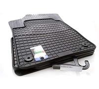 kh Teile Tapis de sol en caoutchouc compatible avec ID.3 (4 pièces) - Sans odeur - Toutes saisons - Noir