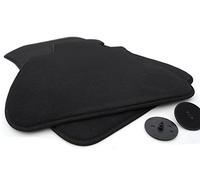 kh Teile Tapis de Sol en Velours Original qualité Noir, 2 pièces