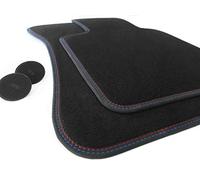 Kh Teile Z4 E89 Roadster Tuning Tapis de voiture de qualité supérieure Accessoires 2 x velours Couture double Rouge Bleu