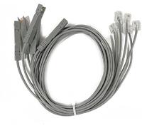 KH866 110 Tête de test vers pince crocodile RJ11 RJ45 pour téléphone Module vocal Panneau de brassage Telecom Test vocal Cordon