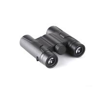 KHA03-8x25 Jumelles compactes noires 6 x 21 avec optique transparente pour la randonnée, l'observation des oiseaux et les aventures en plein air avec sac de rangement et cordon
