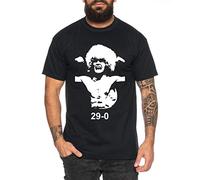 Khabib 29-0 - pour Homme T-Shirt Nurmagomedov MMA Eagle Dagestan Cooles Fitness Sport Shirt, Tasse:Noir, Taille:XL