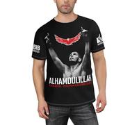 Khabib Boxer Nurmagomedov Time Eagle T-shirt pour homme T-shirt graphique imprimé à manches courtes T-shirt d'été décontracté, In-2, XL