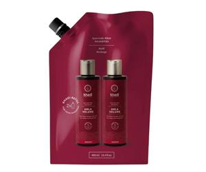 khadi AMLA VOLUME Shampooing ayurvédique - Recharge - Cheveux puissants et volume grâce aux racines fortes - 100 % naturel et végétalien - 400 ml